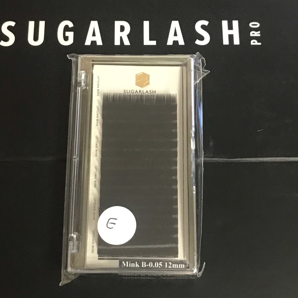 1x B-Curl Mink Lash (Single Length Tray) 12mm/.05